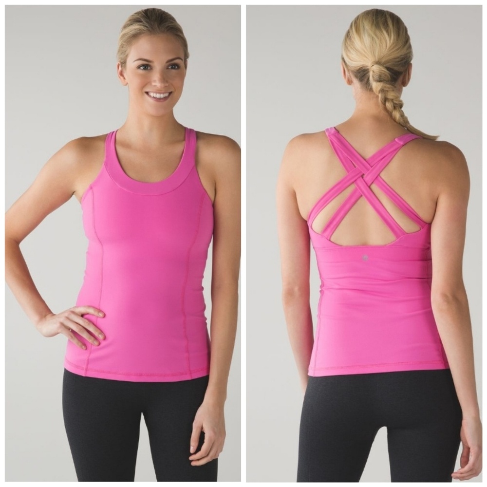 Lululemon Athletica Pink Tank Top